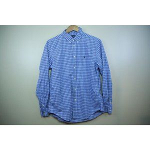 Ralph Lauren Shirt Kids Youth Size XL 18-20 Blue Button Up Long Sleeve Casual